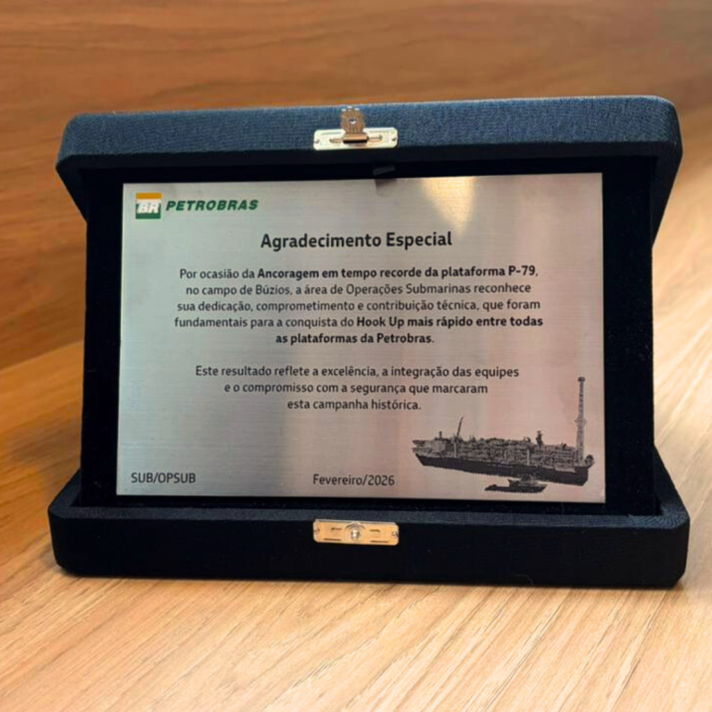 Reconhecimento Especial Ancoragem Petrobras
